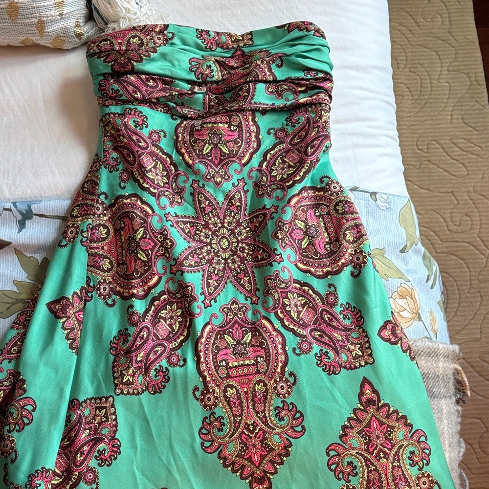 TIBI Silk Paisley Dress